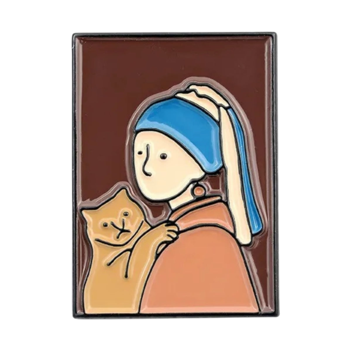 La Joven De La Perla y su Gato Pin