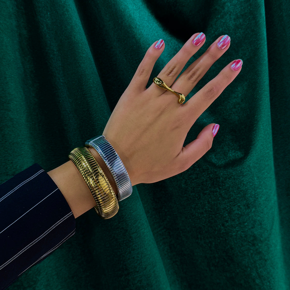 Lunar Wave Anillo