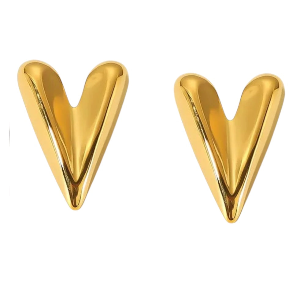 Guardian Heart Aretes