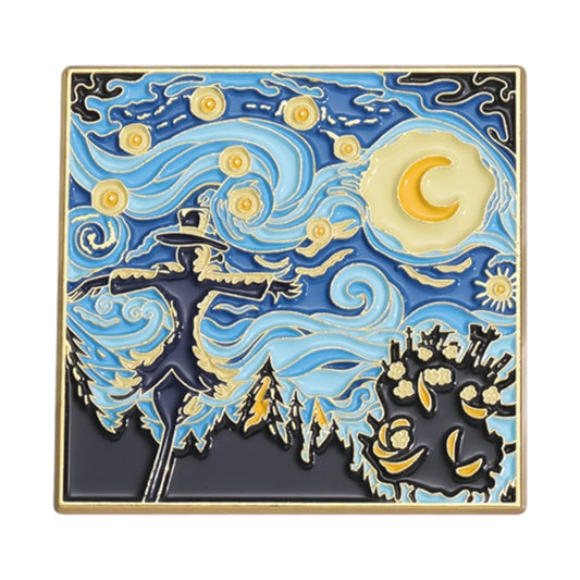 La Noche Estrellada y el Castillo Vagabundo Pin