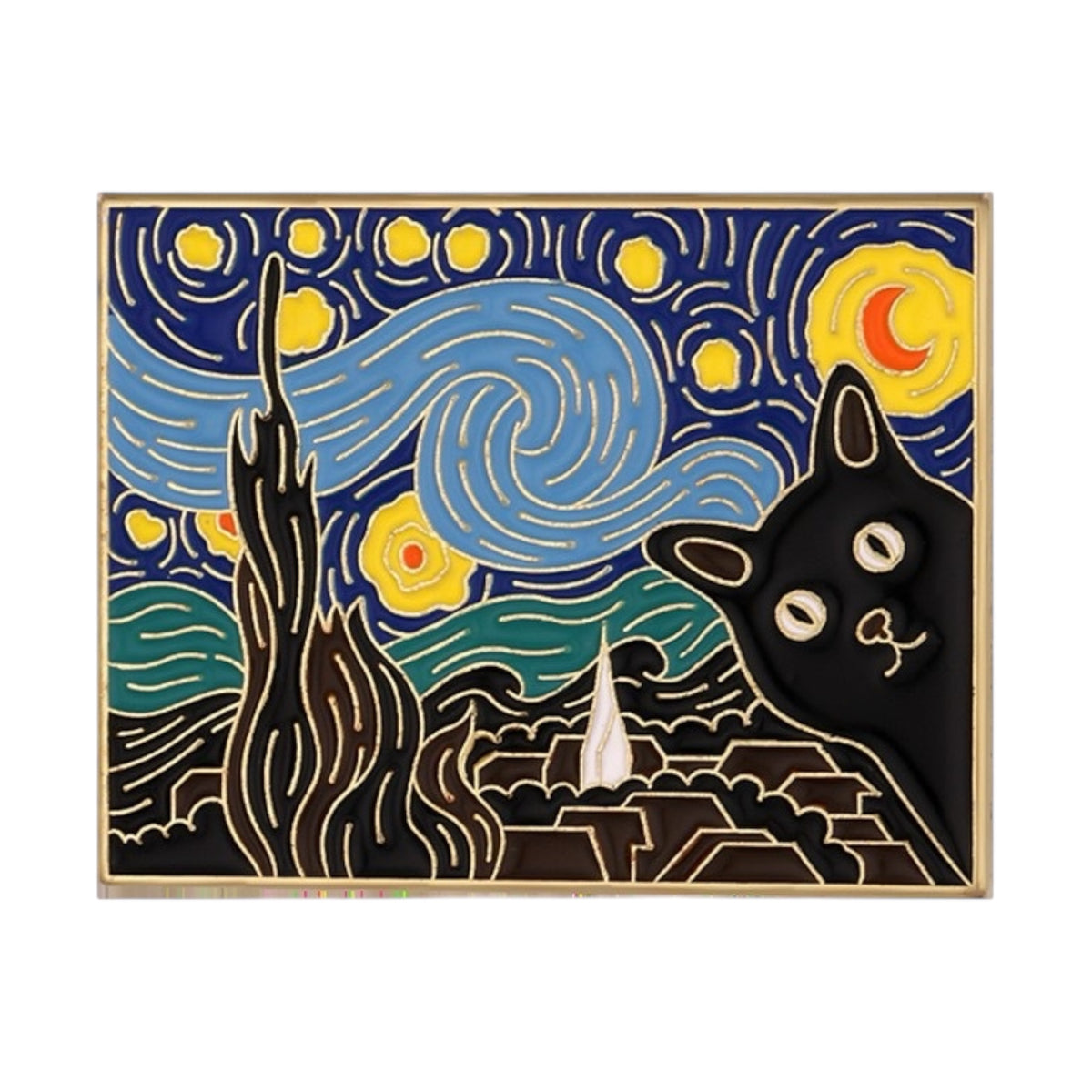 Noche Estrellada y El Gato Pin